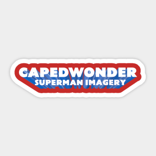 CapedWonder logo 11 Sticker